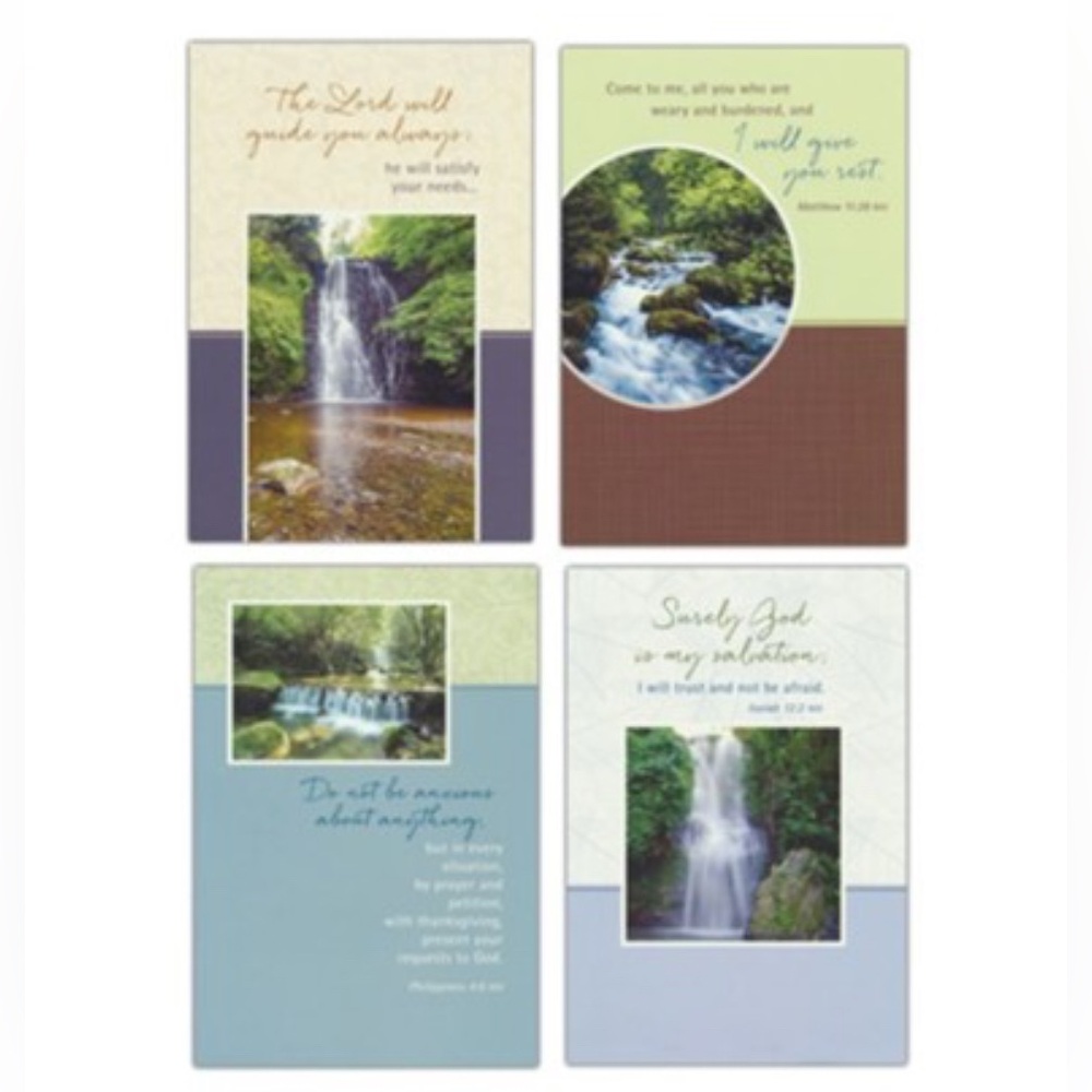 Inspirational Waterfall Greeting Cards Set